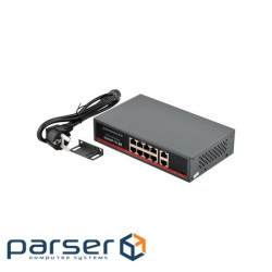 POE CCTV switch. POE access ports: 1-8 x FE RJ-45 / Uplink ports : 2 x FE RJ-45. (S5808P-E2 (T))