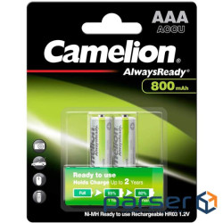 Акумулятор Camelion AА 800mAh Ni-MH Always Ready HR6 BP2 (NH-AA800ARBP2)