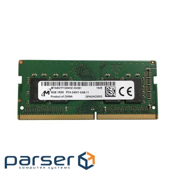 Модуль пам'яті MICRON SO-DIMM DDR4 2400MHz 8GB (MTA8ATF1G64HZ-2G3B1)