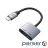 USB C to 3.5mm Audio+USB C PD 60W Adapter (CA915750)