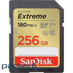 Memory card SanDisk 256 GB SDXC UHS-I U3 V30 Extreme (SDSDXVV-256G-GNCIN)