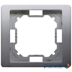 Рамка Neos BASIC 1x, сталь inox (BMRC1/21)
