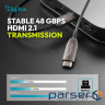 Кабель DIGITUS HDMI UHD 8K, AOC hybrid-fiber, type A M/M, 40м, чорний (AK-330126-400-S)