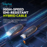 Кабель DIGITUS HDMI UHD 8K, AOC hybrid-fiber, type A M/M, 40м, чорний (AK-330126-400-S)