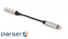 Перехідник Lightning to Jack 3.5 mm, 0.1 m PowerPlant (CA910366)