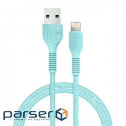 Кабель ACCLAB AL-CBCOLOR-L1MT USB - Lightning (M/M), 1.2 м , Mint (1283126518195)