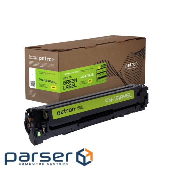 Картридж Patron HP 131A (CF212A) Green Label, yellow (PN-131AYGL)