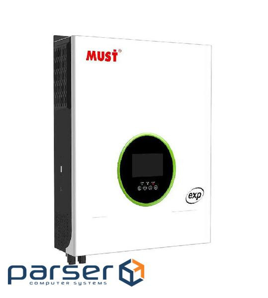 Гібридний інвертор MUST PH19-10048EXP, 10kW, 48V, 90-450V, 2-MPPT, PV 450V. 425*527*145mm, 21kg