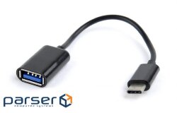 Дата кабель OTG USB 2.0 AF to Type-C 0.2m Cablexpert (AB-OTG-CMAF2-01)