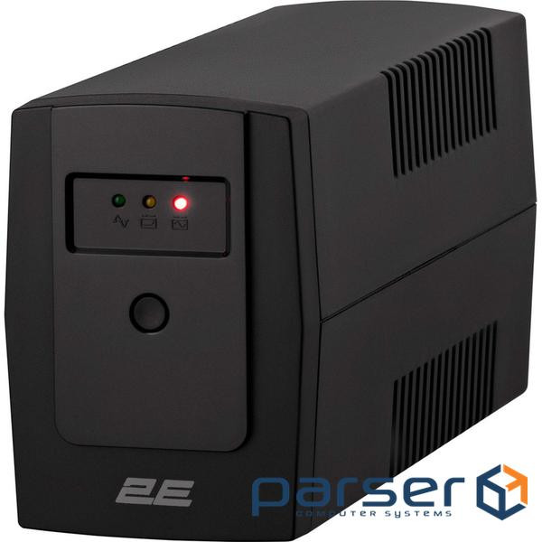 Лінійно-інтерактивний ДБЖ 2E ED650 650VA/360W LED 2XSCHUKO (2E-ED650)
