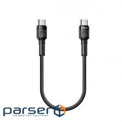 Дата USB-C кабель USB-C 0.3m 3А black ColorWay (CW-CBPDCC054-BK)