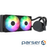 Система водяного охлаждения AeroCool Abyss L240R Digi Black (ACLA-AD24117.11), Intel: 1851/1700/1200