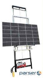 9-метровий підйомник для сонячних панелей - 13 коліс, з відкидним двигуном 3-го поколін (SPL9 / 300) (SPL9 / 300)