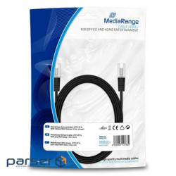Patch cord (Ethernet cable ) CAT6 UTP 3M MRCS116 MEDIARANGE