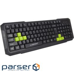 Keyboard Esperanza EGK102 Green USB (EGK102GUA)