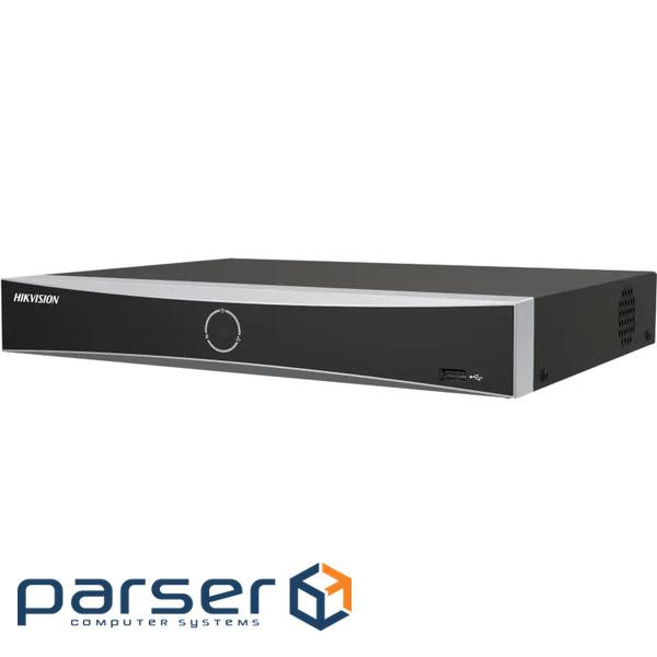 4-канальний PoE 1U 4К Hikvision DS-7604NXI-K1/4P