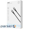 Кабель Proove WireX Type-C to Type-C 60W (1m) black (CCWX60002201)