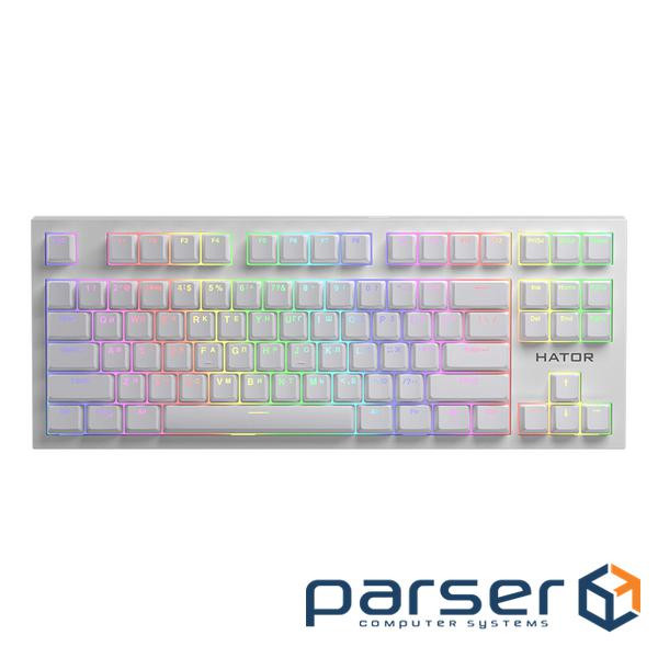 Keyboard wireless mechanical HATOR Skyfall TKL PRO Wireless ENG/UKR/RUS (HTK-664) White