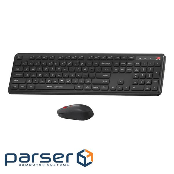 Комплект Xiaomi MiiiW Keyboard and Mouse Combo Gen 3 PB03 Wireless UA Black (MW24PB03 Black)