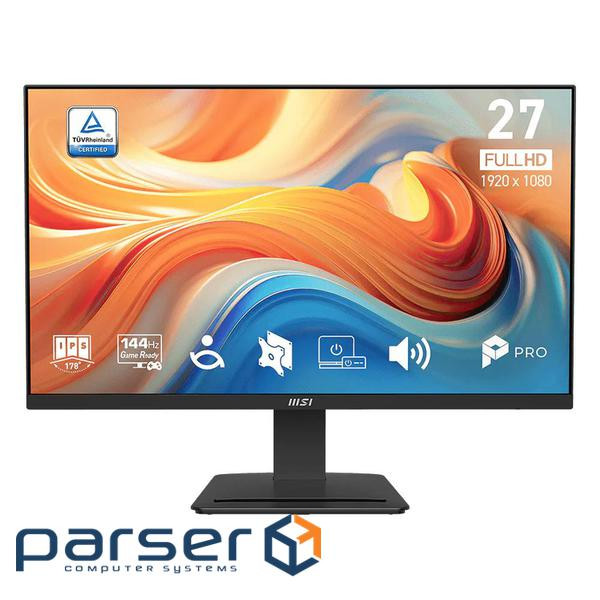 Монітор IPS 27" FHD (1920 x 1080) 1ms 144Hz 178/17 8 /VGA/DP/HDMI/колонки 2*3W MSI PRO MP273 E14A