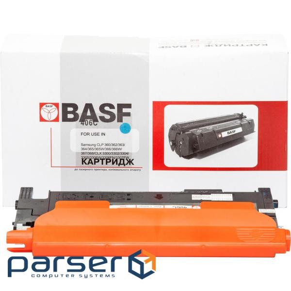 Картридж BASF Samsung CLP-365/CLX-3305/3305FN аналог CLT-C406S (KT-C406S-CLP3 (BASF-KT-C406S-CLP365)