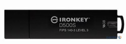 IKD500S/16GB - Kingston 16GB USB 3.2 Gen 1 Ironkey D500S FIPS 140-3 Level 3