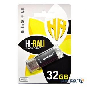 Флеш-накопичувач Hi-Rali 32 GB USB Flash Drive Rocket series Black (HI-32GBVCBK)