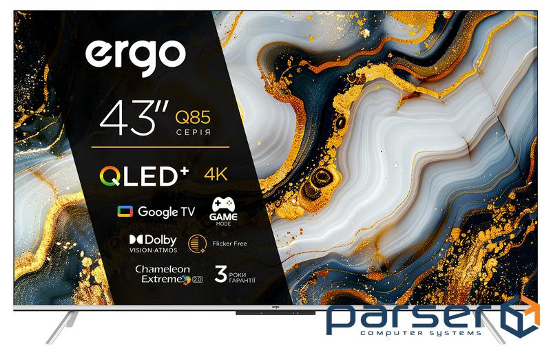 Телевізор ERGO 43" QLED 4K 43JUQ85