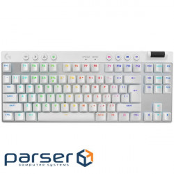 Wireless Keyboard LOGITECH G Pro X TKL GL Tactile Switch White (920-012148)