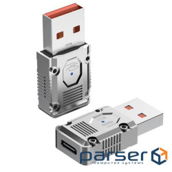 Перехідник Proove Gaming Matrix OTG Type-C to USB silver (HBMA00012006)