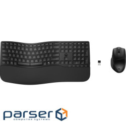 Комплект клавіатура та миша НР 680 Comfort Dual-Mode, BT, EN/UK, чорний (8T6L6AA)