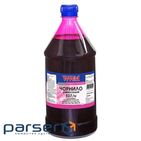 Ink WWM Epson Stylus Universal C42/C48/C62 1000г Magenta (E07/M-4)