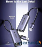 Перехідник USB 3.0 Type-A --> Ethernet RJ45 2.5Gb CM648 Ugreen чорний (25051)