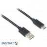 Дата кабель USB 2.0 Type-C to AM 3.0m Cablexpert (CCP-USB2-AMCM)