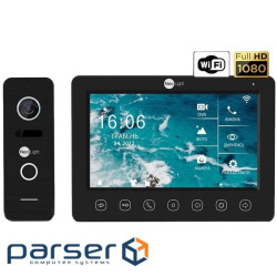Комплект відеодомофона Neolight NeoLight NeoKIT HD WF B/Black