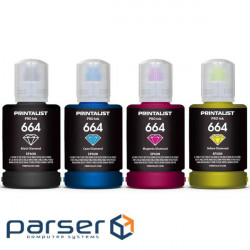 Ink Printalist Epson L110/L210/L300 4x140g B/C/M/Y (PL664SET4)