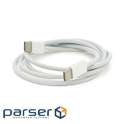 Кабель для iPhone 15 ORIGINAL, C-Type C, 3A, White, довжина 1м, ОЕМ (KO-CC / 1W)
