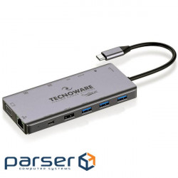 Порт-реплікатор TECNOWARE USB Type-C 13-in-1 Adapter Hub (FHUB17692)