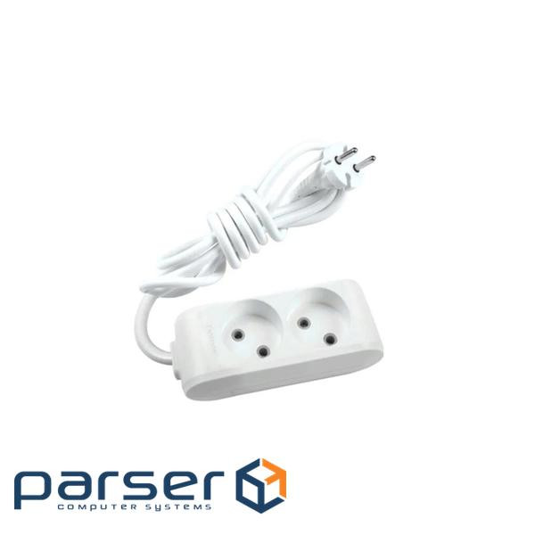 Power strip Panasonic X-tendia 2 sockets, 2m (WLTB02222GR-UA)