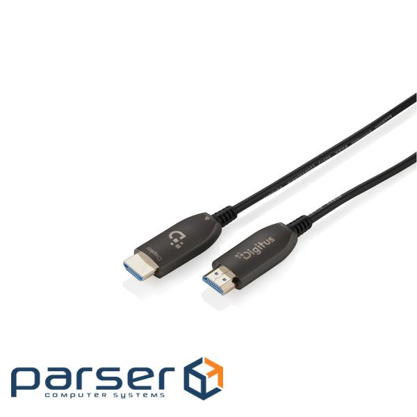 Кабель DIGITUS HDMI UHD 8K, AOC hybrid-fiber, type A M/M, 50м, чорний (AK-330126-500-S)