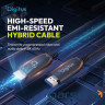 Кабель DIGITUS HDMI UHD 8K, AOC hybrid-fiber, type A M/M, 50м, чорний (AK-330126-500-S)