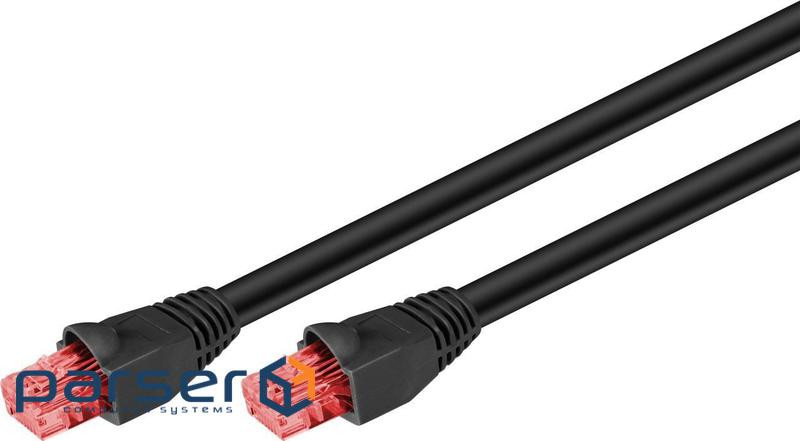 Патч-корд неекранований RJ45 UTP6 30.0m,solid Outdoor AWG24 D=6.6mm Cu,чорний (75.05.5435-1)