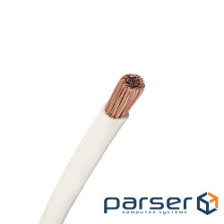 Провід ПВ 3 1х10 мм2, ПВХ ізоляція (білий) )