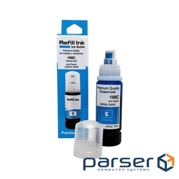 Чорнило Premium Quality Epson 108 70мл Cyan (70264902)