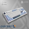 Дротова механічна клавіатура Ajazz AK870 V2 Flying Fish Switches White (AK870-V2-FF-BWB)