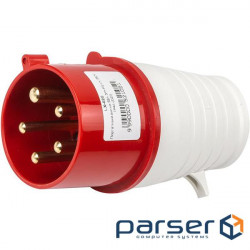 Портативна вилка 32A 3P+PE+N 380V IP44 (025) (LX-025)