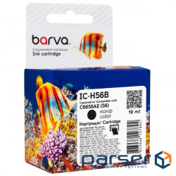 Cartridge Barva HP 56 black/C6656AE, 19 ml (IC-H56B)