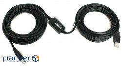 Printer cable USB 2.0 AM/BM 10.0m active Viewcon (VV 013-10m .) (VV013)