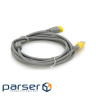 Підовжувач USB 2.0 V-Link AM/AF, 3.0m, 1 ферит , Grey / Yellow (YT-AM / AF-3.0GY)