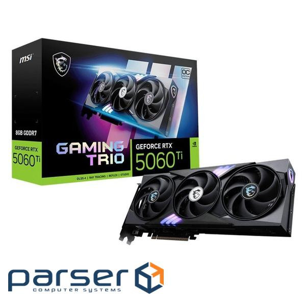 Відеокарта MSI GeForce RTX 5060 Ti 8G Gaming Trio OC